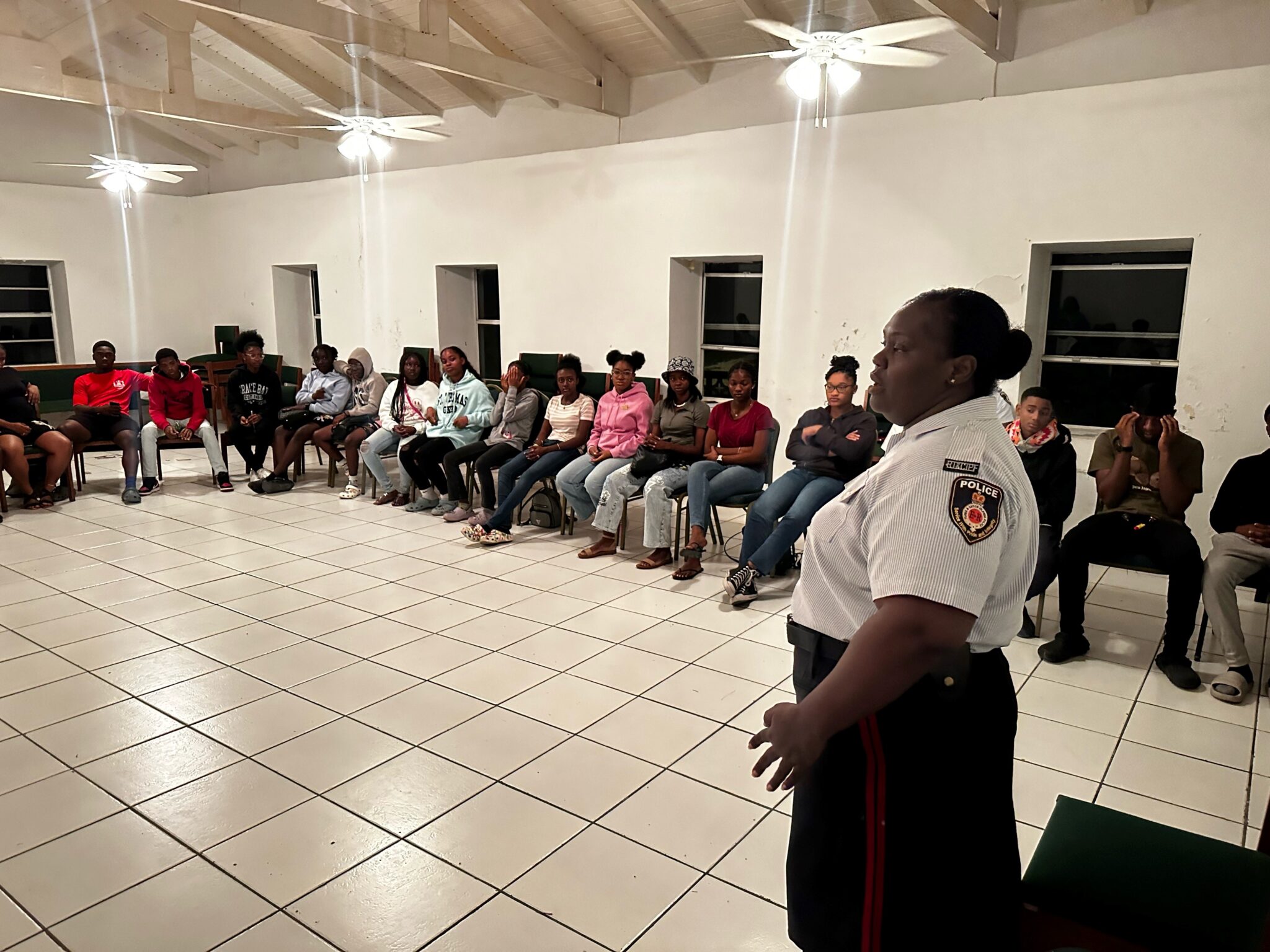 Police Officers Engage Students in Conflict Resolution - Royal Turks ...